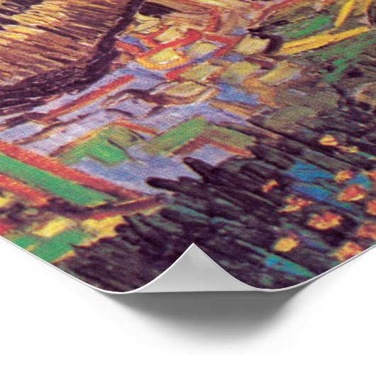 Poster Vincent van Gogh Maisons à Auvers (Coin)