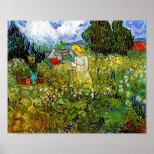 Poster Vincent Van Gogh - Marguerite Gachet au jardin