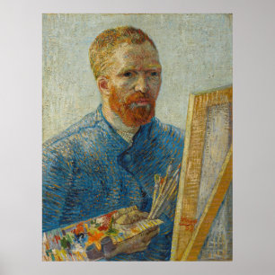 Poster Vincent Van Gogh Master Artiste Autoportrait