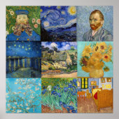 Poster Vincent Van Gogh - Masterpieces Patchwork (Devant)