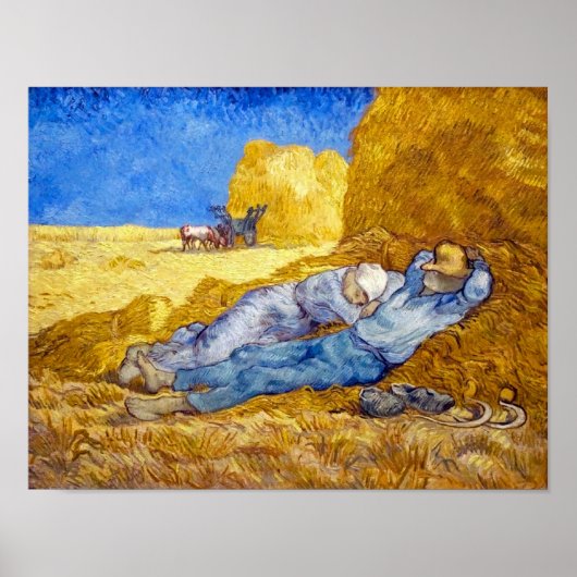 Poster Vincent Van Gogh - Midi Repos Du Travail - Art (Devant)