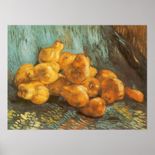 Poster Vincent van Gogh - Nature morte aux poires de coin