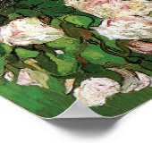 Poster Vincent Van Gogh - Nature morte Roses roses Beaux- (Coin)