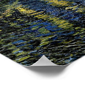 Poster Vincent van Gogh - Nuit étoilée (Coin)