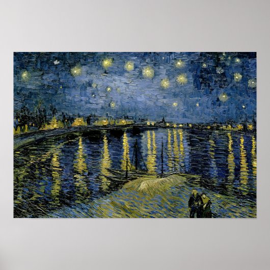 Poster Vincent van Gogh - Nuit étoilée (Devant)