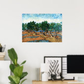 Poster Vincent van Gogh - Olive Grove (Bureau à domicile)