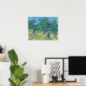 Poster Vincent van Gogh - Olive Grove (Bureau à domicile)