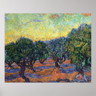 Poster Vincent Van Gogh Olive Grove Impressionnisme Art