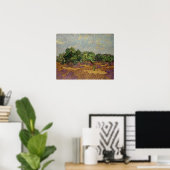 Poster Vincent van Gogh - Oliviers (Bureau à domicile)