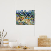 Poster Vincent van Gogh - Oliviers : Ciel bleu vif (Cuisine)