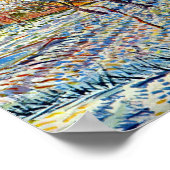 Poster Vincent Van Gogh - Orchard avec Peach Trees (Coin)