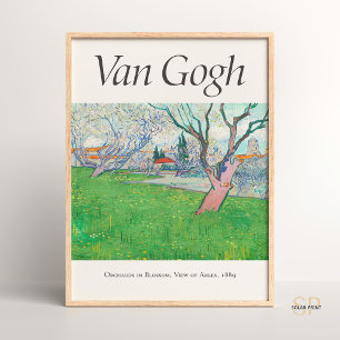 Poster Vincent van Gogh Orchards à Blossom Arles Art Pri