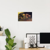 Poster Vincent Van Gogh - Panier Avec Ox Rouge Et Blanc (Bureau à domicile)