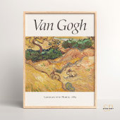 Poster Vincent van Gogh Paysage avec lapins Art Imprimer
