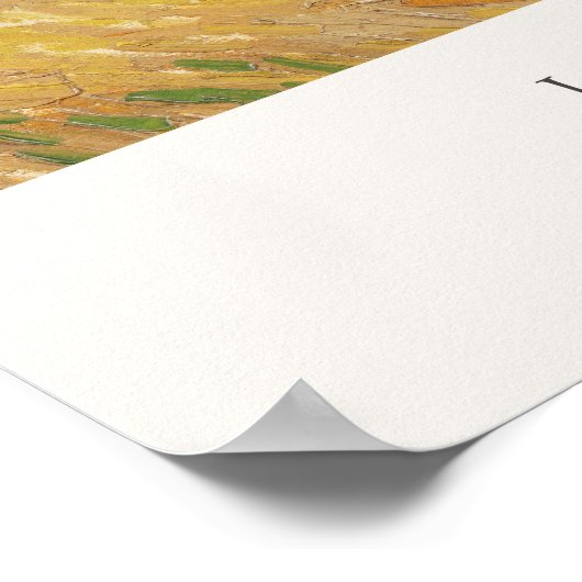 Poster Vincent van Gogh Paysage avec lapins Art Imprimer (Coin)