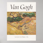 Poster Vincent van Gogh Paysage avec lapins Art Imprimer (Devant)