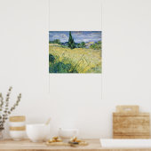 Poster Vincent van Gogh | Paysage avec maïs vert, 1889 (Cuisine)