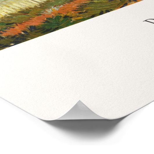 Poster Vincent van Gogh Peach Trees in Blossom Art Imprim (Coin)