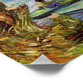 Poster Vincent Van Gogh, Pêche au printemps (Coin)