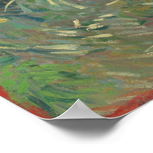 Poster Vincent van Gogh Pêche au printemps, Pont de Cl (Coin)