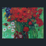 Poster Vincent Van Gogh - Pépites rouges et marguerites<br><div class="desc">Vincent Van Gogh - Pépites rouges et marguerites</div>