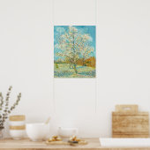 Poster Vincent van Gogh - Poche rose en fleurs (Cuisine)