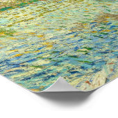 Poster Vincent van Gogh - Poche rose en fleurs (Coin)