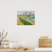 Poster Vincent van Gogh - Pont Langlois à Arles #2 (Cuisine)