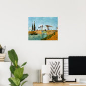 Poster Vincent van Gogh - Pont Langlois à Arles #3 (Bureau à domicile)