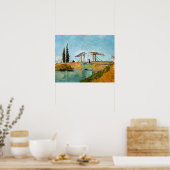Poster Vincent van Gogh - Pont Langlois à Arles #3 (Cuisine)