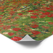 Poster Vincent van Gogh - Poppy Field (Coin)