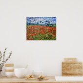Poster Vincent van Gogh - Poppy Field (Cuisine)