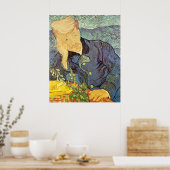 Poster Vincent van Gogh - Portrait du Docteur Gachet (Cuisine)