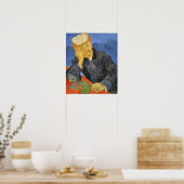 Poster Vincent Van Gogh - Portrait du Docteur Paul Gachet (Cuisine)