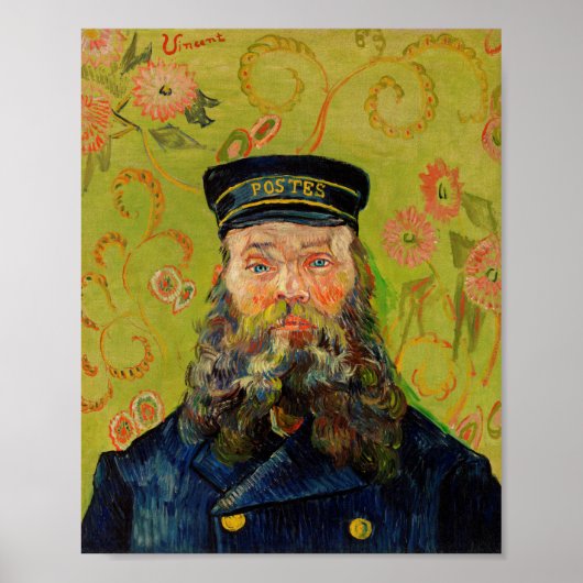 Poster Vincent van Gogh Portrait du Postman (Devant)