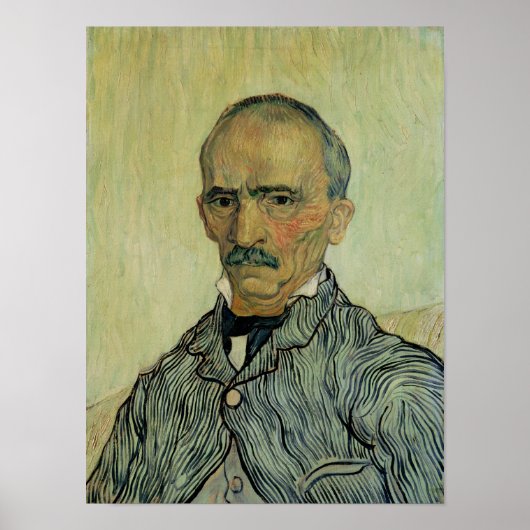 Poster Vincent van Gogh | Portrait du surintendant (Devant)