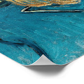 Poster Vincent van Gogh Portrait Postman Joseph Roulin (Coin)