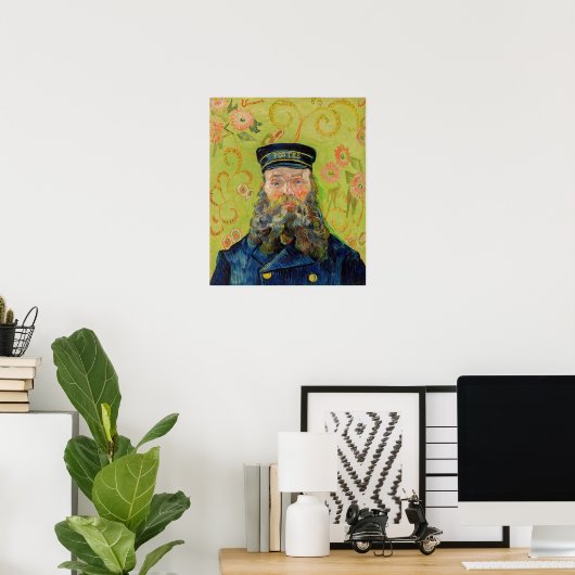 Poster Vincent Van Gogh - Postman Joseph Roulin (Bureau à domicile)