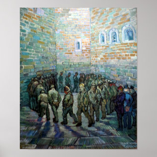 Poster Vincent van Gogh Prisonniers exerçant