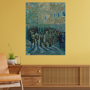 Poster Vincent van Gogh Prisonniers faisant de l'exercice