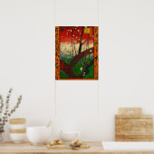 Poster Vincent van Gogh - Prunier en fleurs (Cuisine)