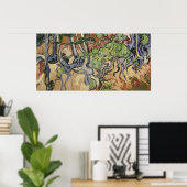 Poster Vincent van Gogh | Racines d'arbre, 1890 (Bureau à domicile)