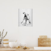 Poster Vincent van Gogh | Reaper (Cuisine)