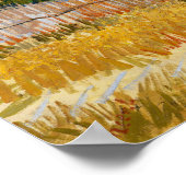 Poster Vincent van Gogh - Récolte à La Crau (Coin)