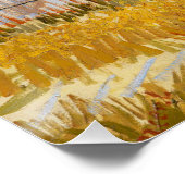 Poster Vincent van Gogh - Récolte à La Crau (Coin)