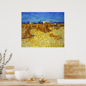 Poster Vincent van Gogh Récolte de maïs en Provence (Cuisine)