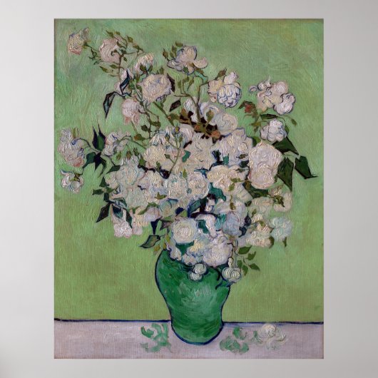 Poster Vincent van Gogh Roses (Devant)