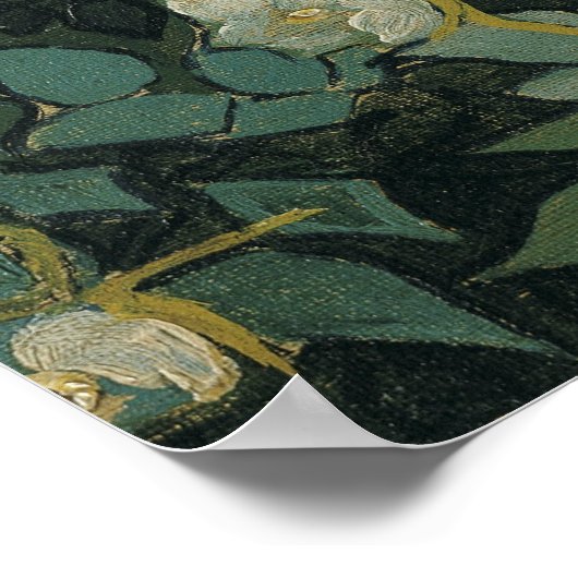 Poster Vincent van Gogh - Roses sauvages (Coin)