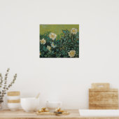 Poster Vincent Van Gogh - roses sauvages Avril, Mai (Cuisine)