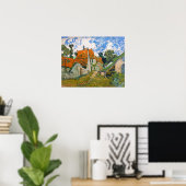 Poster Vincent van Gogh - Rue à Auvers-sur-Oise (Bureau à domicile)